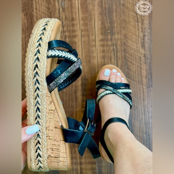 Girls Night Out Sandals - Black - Picture 4 of 6